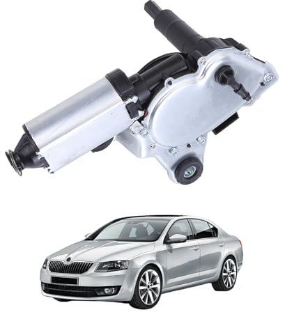 LICHENGTAI Wischermotor Hinten Scheibenwischermotor Kompatibel mit Skoda Fabia II 542 Roomster 5J7 Yeti Heckscheibenwischermotor 5J7955711A, 5J7955711B, 5J7955711C