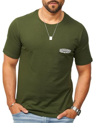 JACK & JONES Herren T-Shirt Infinity O-Neck Shirt Kurzarmshirt
