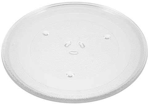 Ipetboom Microwave Glass Turntable Compatible with Samsung Microwave Oven Replacement Tray Transparent Heat-Resistant Glass Plate for Even Cooking and Easy Cleaning