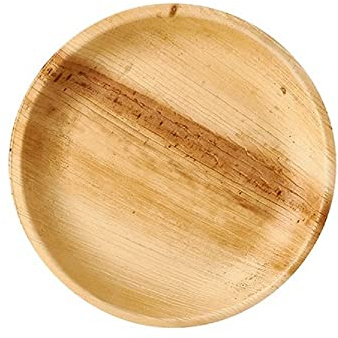 PAPSTAR 85503 Palmblatt-Teller Pure, rund, Durchmesser: 230 mm