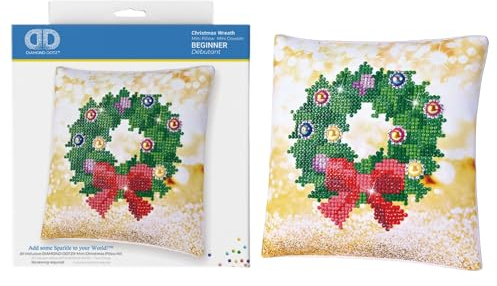 DIAMOND DOTZ DPP2 Kits, Wreath, 18 x 18cm