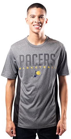 Ultra Game Herren NBA Active Tee Shirt, Dunkelgrau meliert, XX-Large