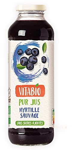 Vitabio - Puro Succo Di Mirtillo 50Cl - Lot De 3 - Prezzo Per Lotto - Consegna Veloce
