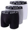 Replay Herren Boxershorts 3er-Set, Black/Grey Melange/White N174 (Mehrfarbig), XL