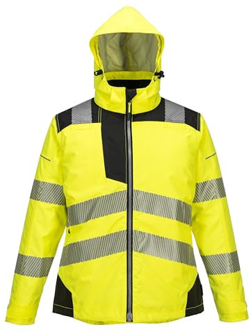 PW3 Damen Warnschutzjacke Winter PW382 gelb/schwarz Gr. S