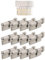 GERCAR Pro 12x Knaufzylinder 30/30 gleichschließend Set 12 Schließzylinder mit Knauf inkl. 60 Schlüssel - 60 mm Türschloss Zylinderschloss 12er Zylinder - Länge: 60mm, A:30 B:30 - Messing matt