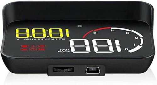 TOTMOX Auto-HUD-Display, Auto-Head-Up-Display-Projektor, digitaler Tachometer mit 5,5-Zoll-HD-Bildschirm