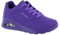 Skechers Uno- Night Shades, Sneaker Donna, Purple, 39.5 EU Larga