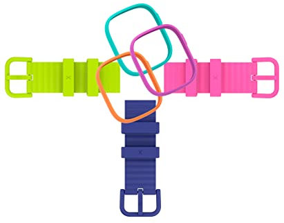XPLORA X6 Play-Zubehörset - Armbänder, Frames und Loops in 3 auswechseln (ENERGY Pack)