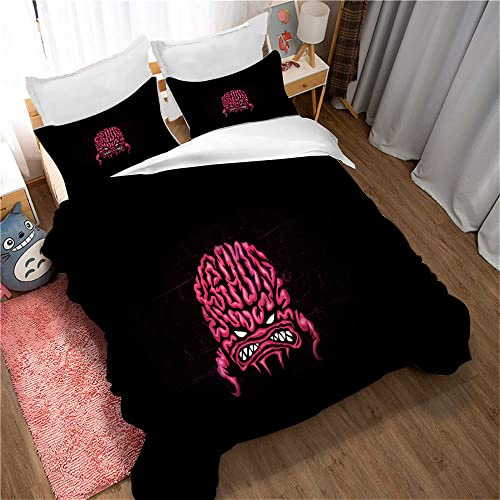 MeeTe Teenage Mutant Ninja Turtles Bedskirt Set Aus Reiner Baumwolle, Verdicktes Bettlaken, Bettbezug, 3-teilige Bettwäsche (Schildkröten 03,135 x 200 cm)