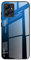 Dedux Coque pour Xiaomi Redmi Note 12 4G, Etui Dégradé de Couleur Verre Trempé Back Coque + Souple Silicone TPU Case Cover Protection Antichoc Housse (Bleu/Noir)