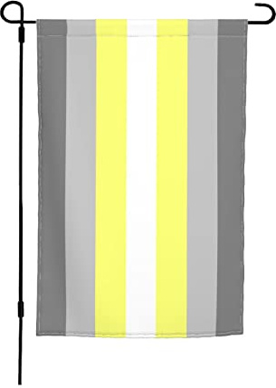 Parteifahne Demigender Pride Flag Lgbtq 30X45cm Outdoor Sign Perfekte Dekorative Fahnen Wind Und Regenfeste House Sign Décor Für Festival Outdoor Yard