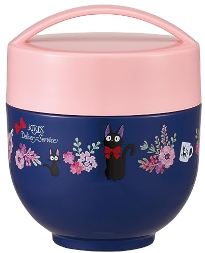 Skater LDNC6AG-A Antibakterielle Isolierte Lunchbox Schüsselform Lunch Jar 570.8 ml (540ml) Kiki's Delivery Service French Studio Ghibli