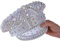 Ginger Ray boy 18th Birthday Silver Embellished Sequin Hat Milestone Party Wearable Accessory, M