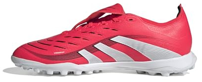 adidas Unisex Predator League FOLD-Over Tongue Turf Football Boots, Lucid red/FTWR White/core Black, 40 EU