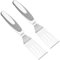 Alipis 2piezas Para Queso Rebanadores Inoxidable Herramientas De Cocina Palas De Queso Ergonómicas