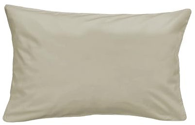 jilda-tex Luxus Premium-Bettwäsche aus Eukalyptus 100% Lyocell Tencel Zertifiziert besonders nachhaltig (Beige, 1 TLG. 40x80cm)