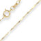 1mm Fantasiekette Goldkette Collier Halskette aus 585 Gold Gelbgold 40cm