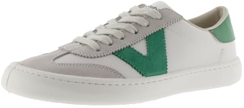 victoria Sneaker Unisex Olmo Barefoot Lederoptik & Farbige & Veloursleder Einsätzen 1186100 für Erwachsene Verde 45