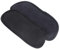 Mikikit Set of 2 Refrigerator Drip Catcher Trays Absorbent Mats for Water Dispenser Non Easy to Clean Black Rectangle