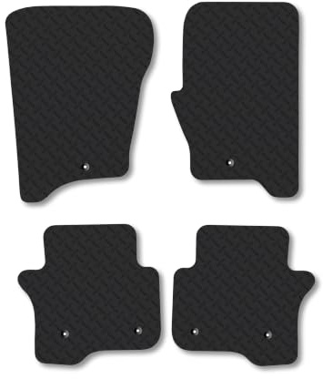 Land Rover Discovery (2013-2017) 5mm Rubber Car Mats | Heavy Duty Rubber Tailored Fit Floor Mats Full Coverage Durable Waterproof Accessories Easy Clean Anti Slip Made in the UK