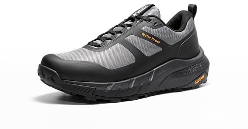 NORTIV 8 Scarpe Trekking Impermeabili Uomo Senza Cuciture | Suola antiscivolo e intersuola in EVA per massima stabilità su percorsi rocciosi e strade urbane