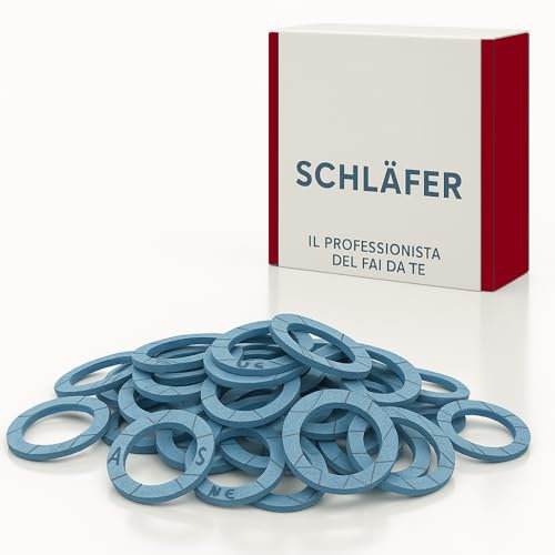 Schläfer 182840 | Joints hydrauliques plats pour haute température bleu FASIT 1 - 2 mm, sanitaire, robinets, raccords d'eau, chaudière, gaz, systèmes de chauffage et solaire thermique