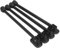 TOPPERFUN 4 Pièces Accessoires De Pied De Table Pignes De Table Pliables Pied De Meuble Pieds De Meubles Pièces De Table De Salle à Manger Pieds en Métal pour Meubles Noir Le Fer