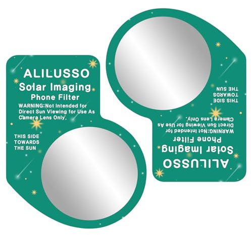 ALILUSSO Smartphone Camera Lens Filter for iPhone 16/15/14/13 Pro Max Samsung Moto Google and TCL, 2 Pack