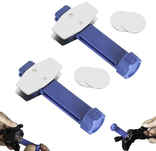 2 Pezzi Arretratore Pistoncini Freni, Divaricatore Pastiglie Freni Bici, Attrezzo Pastiglie Freno Espansore A Cricchetto Regolabile, Strumento Per Allineamento Del Pistone Del Freno Idraulico