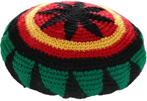 Dianzan Regenbogen-Rasta-mütze, Gestrickte Rasta-mütze Aus Wolle, Reggae-mütze Im Jamaikanischen Stil, Lässige Hippie-mütze Rasta-Motiv Für Damen Und Herren