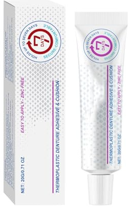 Thermoplastischer Adhésif für Zahnprothesen,Gel Adhésif für Zahnprothesens,Zahnprothesens Haftcreme,Zahnprothesen-Haftmittel,20g