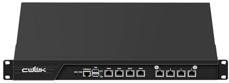 CWWK 1U N150 Firewall Appliance Rackmount PC, 8 Ports i226-V 2.5GbE LAN, 19” Rack Firewall Hardware, U2 OPNsense Homelab Server DDR5 8GB RAM 64GB SSD, Mini-PCIE, SIM, AES-NI
