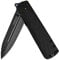 Kershaw, 3960 Taschenmesser, Barstow Linerlock, Klinge: 7.6 cm, Spear Point, schwarz, Klappmesser, Extended Tang, Taschenclip