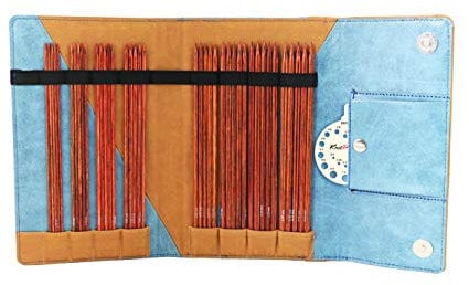 KnitPro KP31283 Stricknadelset Ginger 20 cm, Messing, Blue, Brown, Beige, 20cm