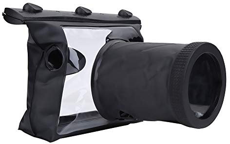Mavis Laven Custodia per Fotocamera Subacquea per Fotocamera DSLR, Custodia Protettiva per Custodia Impermeabile per Fotocamera Universale per Fotocamere Canon Nikon DSLR