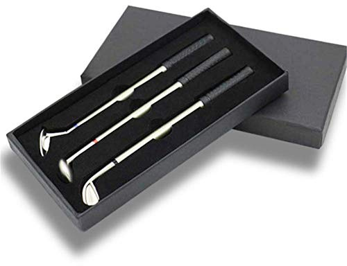 JUNTAO Mini Golf Club Putter Ballpoint Pen Golfers Gift Box Set Desktop Decor for School Supplies Golf accessories (B)