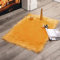 MIULEE Faux Fell Teppich Flauschig Weiche Warm Modern Bodenmatte Sofa Matte Kunstfell Dekofell Rechteck Bettvorleger Wolle Longhair Optik Gemütliches 60x90 cm Golden