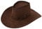 Miobo Cowboy Hut Western Cowgirl Hüte für Damen Herren Kinder (One Size, Schwarzbraun für Erwachsene)