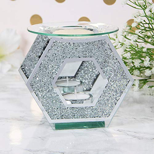 Lesser & Pavey - Desire - Glass Wax Melt & Oil Warmer - Crystal White Design - Single Item