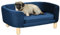 PawHut Indoor Hundezwinger, Liege für Katzen oder kleine Hunde Max. 10kg, Blau