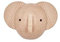 OYOY Living Design Mini-Haken - Elefant Braun aus Holz H5,4x7,4x6,4cm