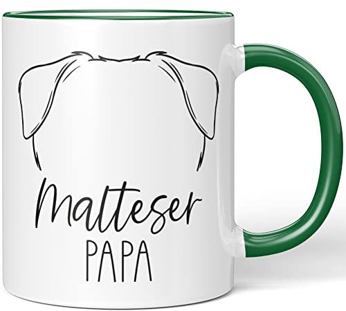 JUNIWORDS Tasse, Malteser Papa, Grün (1008950)
