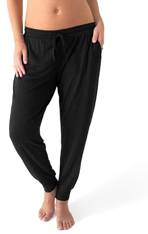 Kindred Bravely Everyday Maternity Joggers/Lounge Pants for Women (Black, 1X)