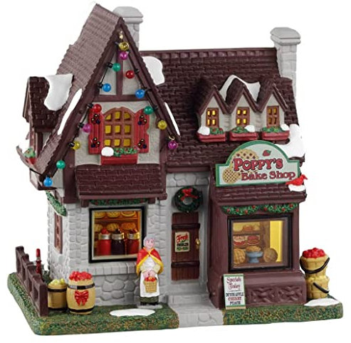 Lemax 35042 Caddington Village Lighted Building: Poppy's Bakeshop