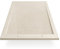 EGO INTERIORS Premium Design Duschwanne 120 x 80 cm Naturstein-optik, Farbe Creme, Flache Duschtasse aus Mineralguss, Rutschfeste Struktur, Superflach, Rechteckiges Duschbecken