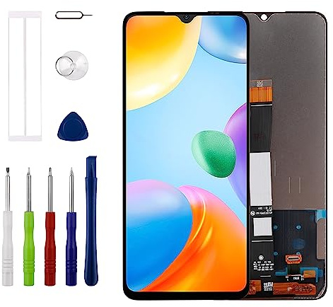 Duotipa Nueva pantalla táctil digitalizador para Redmi 10C LCD Diaplay para 220333QAG,220333QBI,220333QNY con kit de herramientas de reparación técnica.
