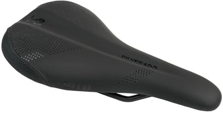 WTB Silverado 265 Medium Steel Black Sattel - Bequeme dünne Polsterung, konturierte Form mit Flex-Tuned Shell - Leichter MTB Sattel für optimale Unterstützung & Performance