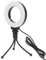 4 Zoll 48LEDs Selfie-Ringlicht Für Zoom-Meeting, Tragbare Mini-Selfie-Fotografie, USB-Vlog-Fülllampe, Desktop-Ringlicht Mit Stativständer Make-up Licht Für Vlog/Computer/Laptop/Live-Streaming