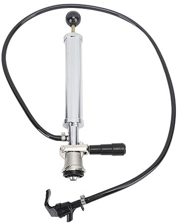 Pompa per Feste con Fusti di Birra, Pompa per Rubinetto per Birra con Fusti da 8 Pollici di Accoppiamento D Cromato, Pompa per Feste da Picnic con Birra Alla Spina per